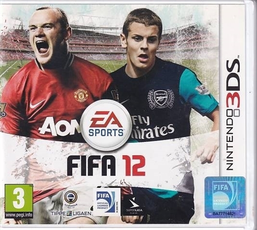 Fifa 12 - Nintendo 3DS Spil - (A Grade) (Genbrug)